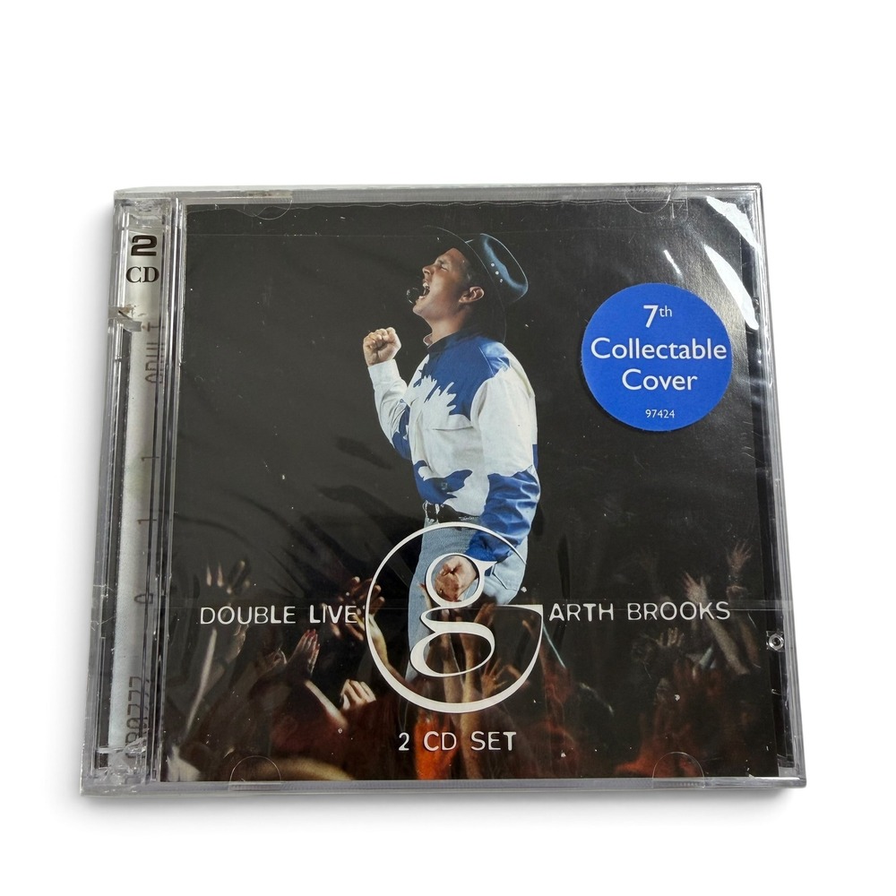 Garth Brooks Double Live 2 CD Set 7th Collectible Cover 1998 Country Music